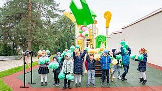 Nowy plac zabaw w bieńkowickim przedszkolu